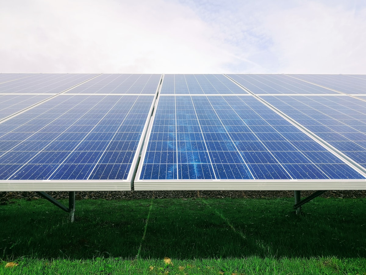 Photovoltaic solar field in Extremadura